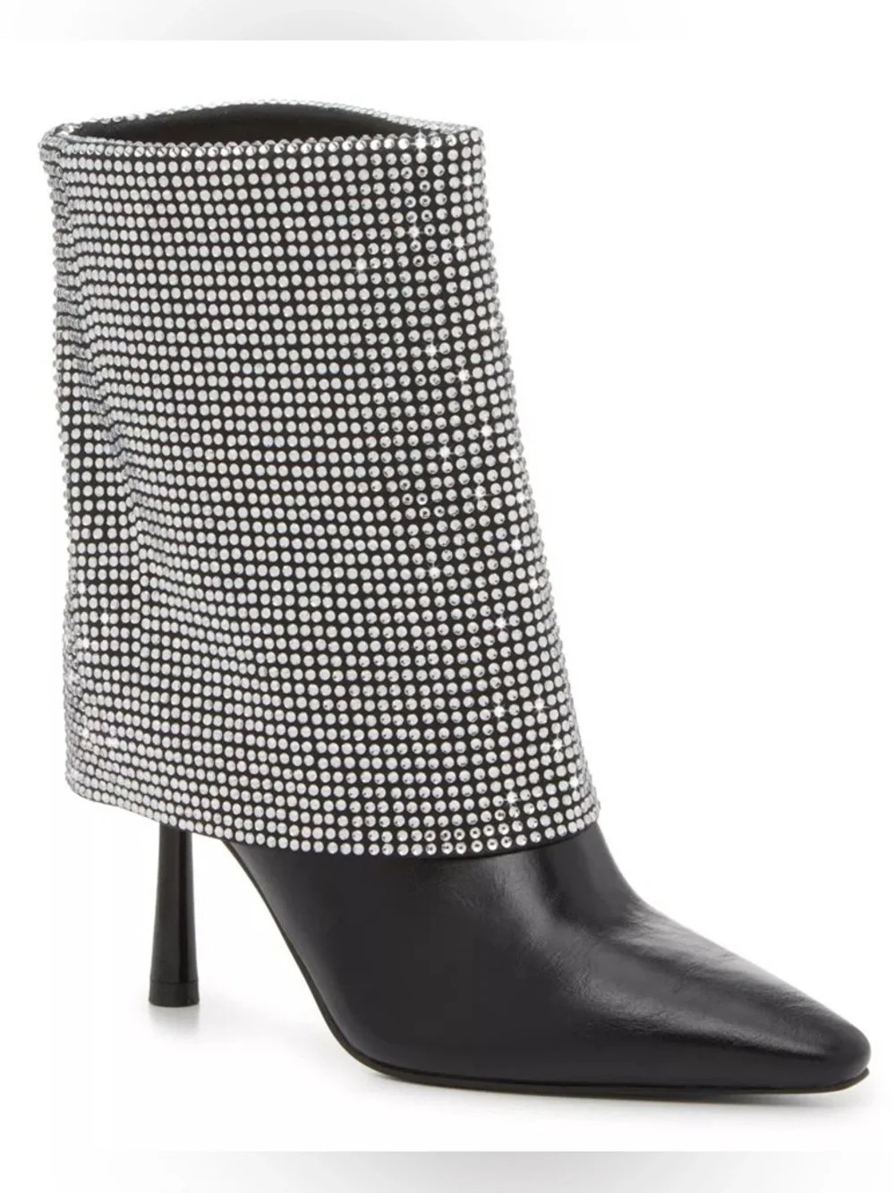 🆕{Steve Madden} Blitzee Rhinestone Foldover Boots